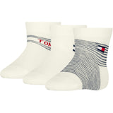 Tommy Hilfiger Tommy Original Baby Socks 3-pack Giftbox Stripe
