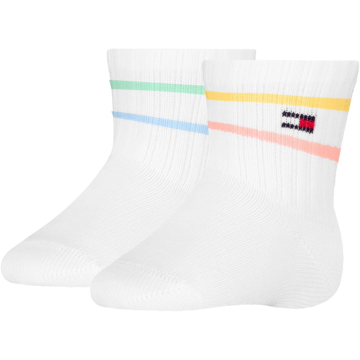 Tommy Hilfiger Pink Baby Socks 2-pack Sport