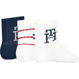 Tommy Hilfiger Tommy Original Baby Socks 3-pack Giftbox Monogram