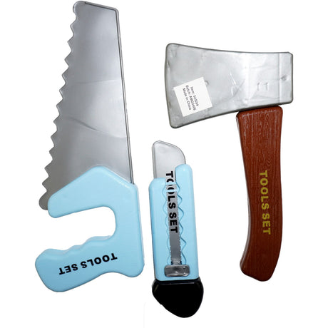 Pocket Money Tool Set Saw, Axe & Hobby Knife