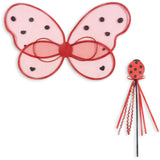 Konges Sløjd Ladybug Glitter Fairy Ladybug Costume