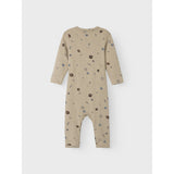 Name It Plaza Taupe Owene Onesie