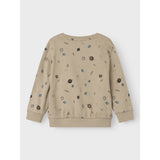 Name It Plaza Taupe Owen Regular Sweatshirt