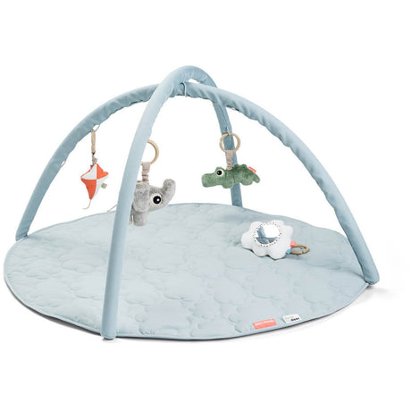 DonebyDeer Blue Activity Play Mat Playground Blue