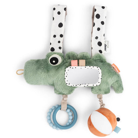 DonebyDeer Green Croco Activity Hanger