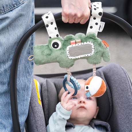 DonebyDeer Green Croco Activity Hanger