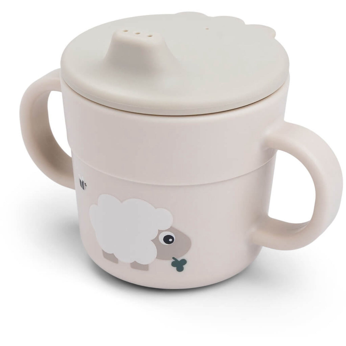 DonebyDeer Sand Foodie spout cup Tiny farm