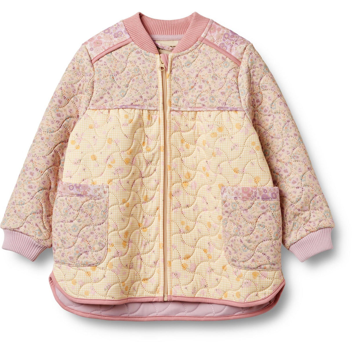 Wheat Pansies Thermo Jacket Liv