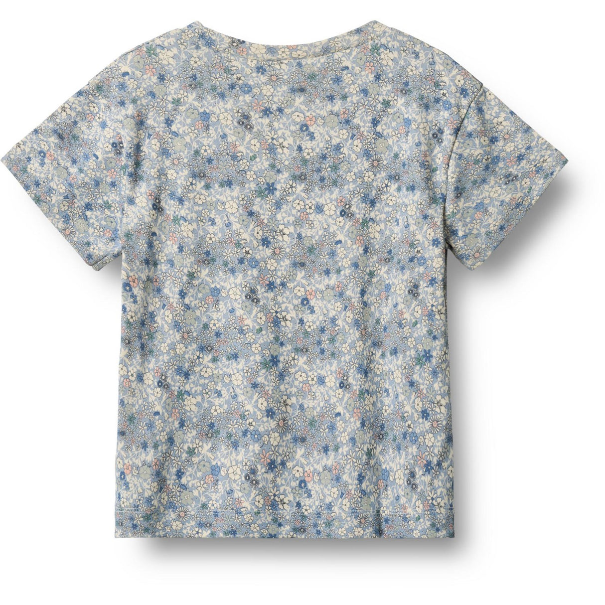 Wheat Blue Summer Flowers T-Shirt S/S Ella