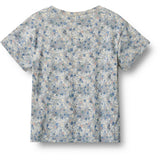 Wheat Blue Summer Flowers T-Shirt S/S Ella