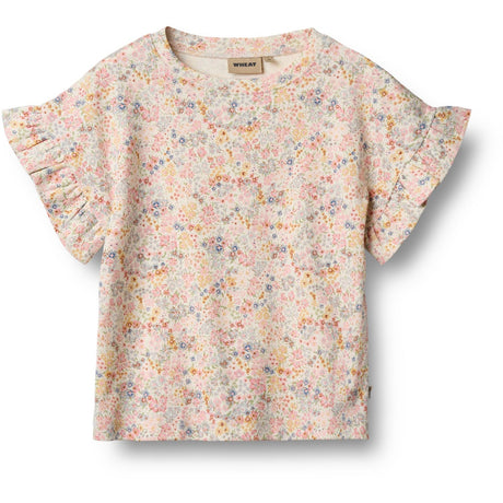Wheat Bright Flowers T-Shirt S/S Ally
