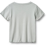 Wheat Soft Blue Rib T-Shirt S/S Irene