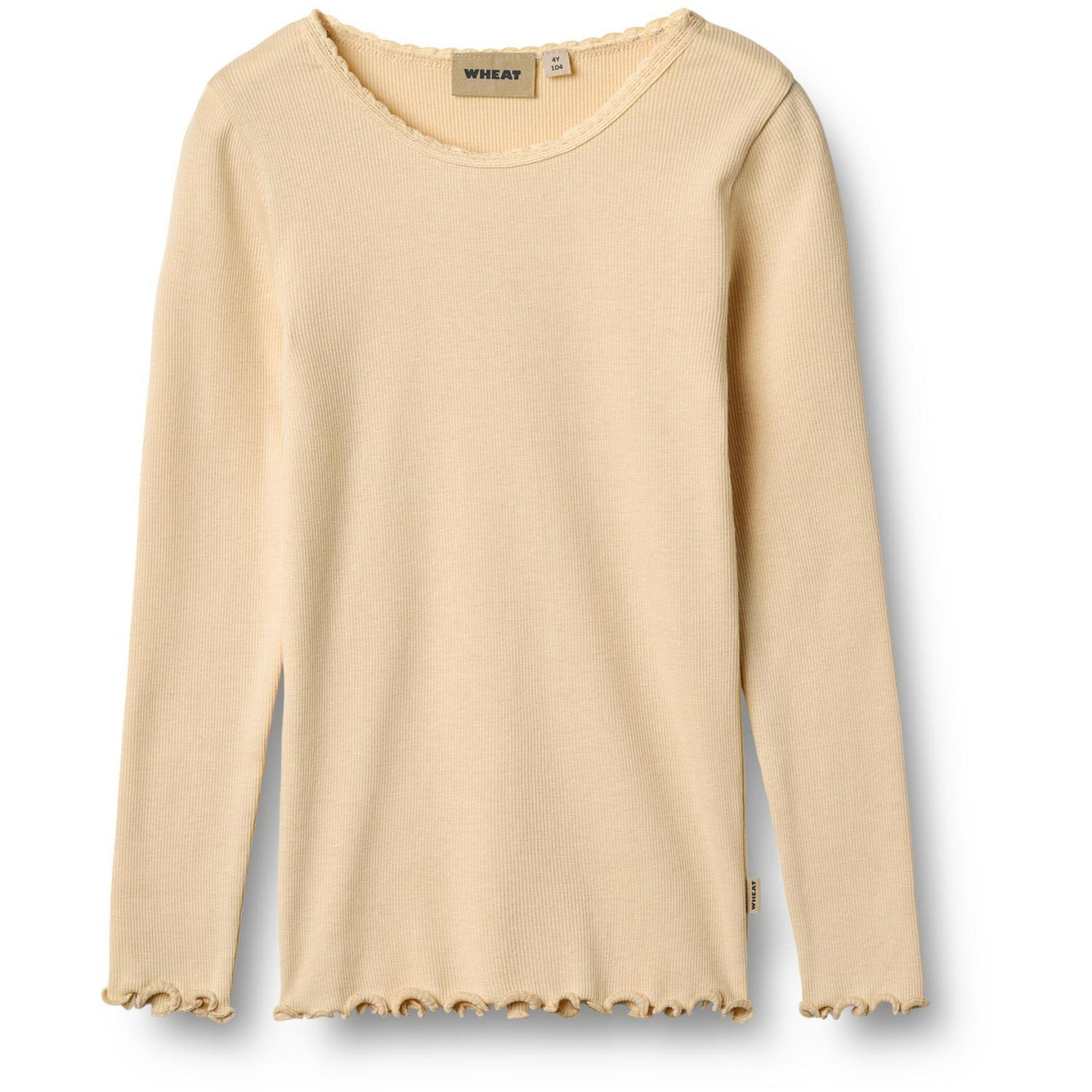 Wheat Macadamia Rib T-Shirt L/S Reese
