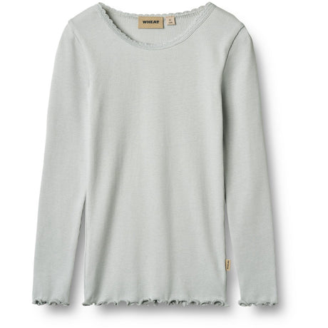 Wheat Soft Blue Rib T-Shirt L/S Reese