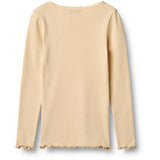Wheat Macadamia Rib T-Shirt L/S Reese