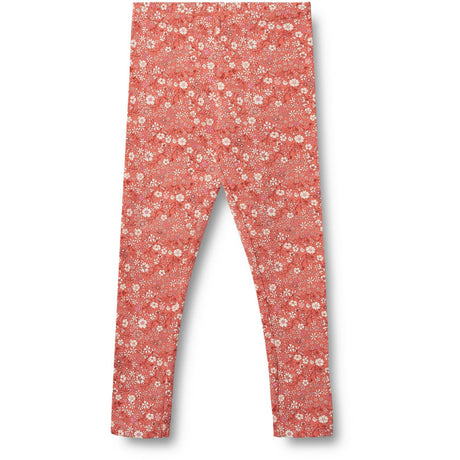 Wheat Coral Flowers Jersey Leggings Jules