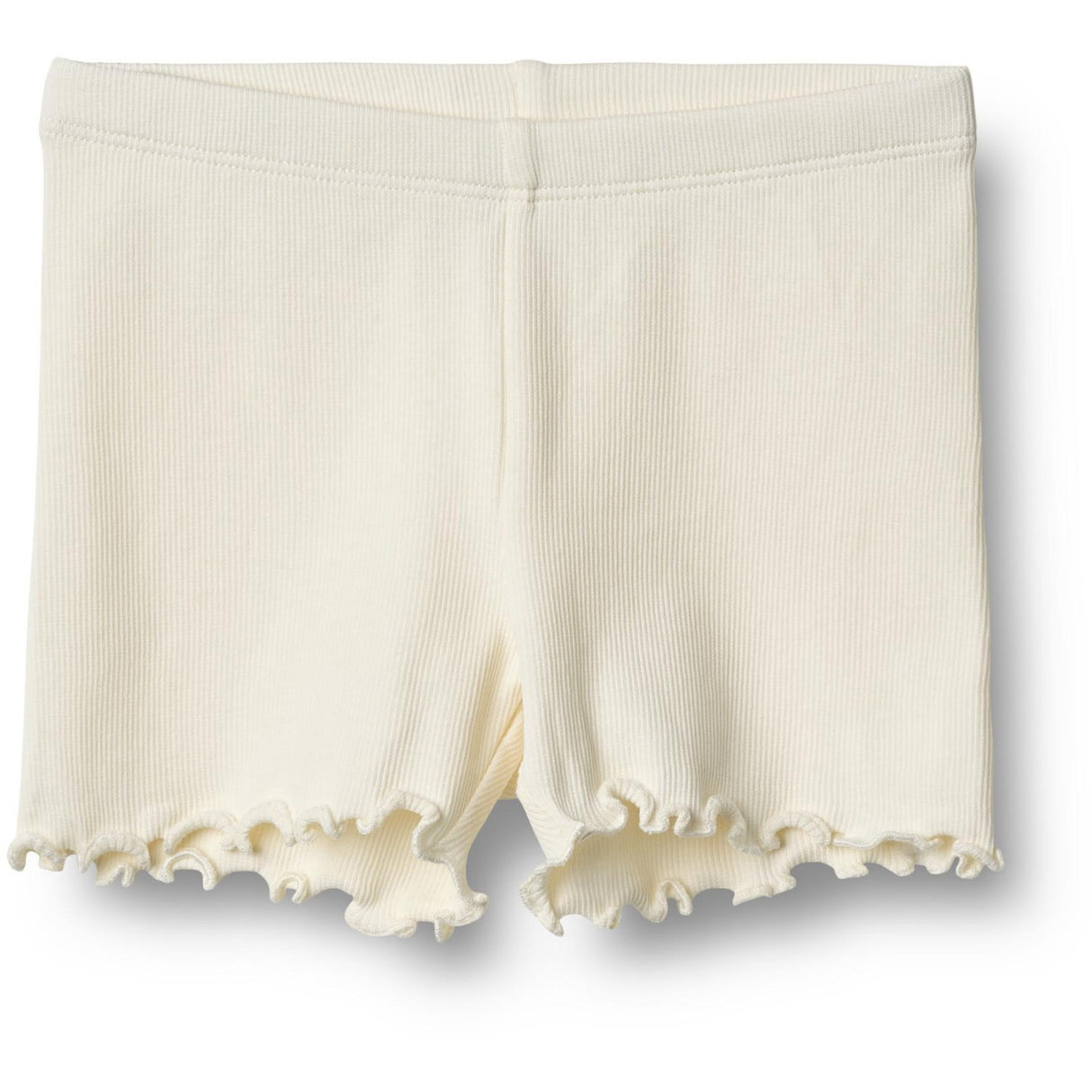 Wheat Ivory Rib Shorts Sine