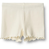 Wheat Ivory Rib Shorts Sine