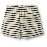 Wheat Green Stripe Jersey Shorts Kalle