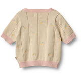 Wheat Sandshell Knit Top S/S Malvina