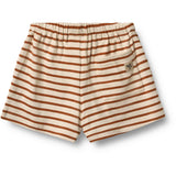 Wheat Warm Caramel Stripe Jersey Shorts Kalle