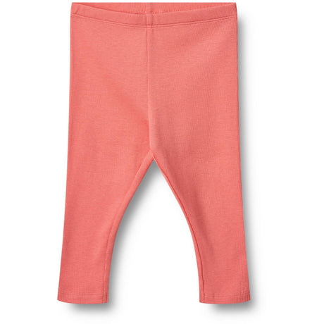 Wheat Light Coral Rib Leggings Maddy