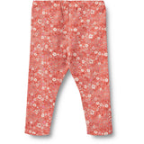 Wheat Coral Flowers Jersey Leggings Jules