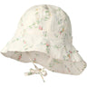 Wheat Ivory Checked Flowers Sun hat Chloé