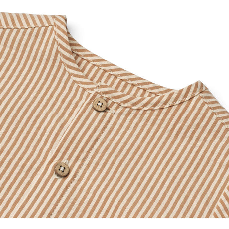 Wheat Caramel Stripe Shirt Shelby
