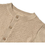 Wheat Soft Sand Knit Cardigan Bjørn