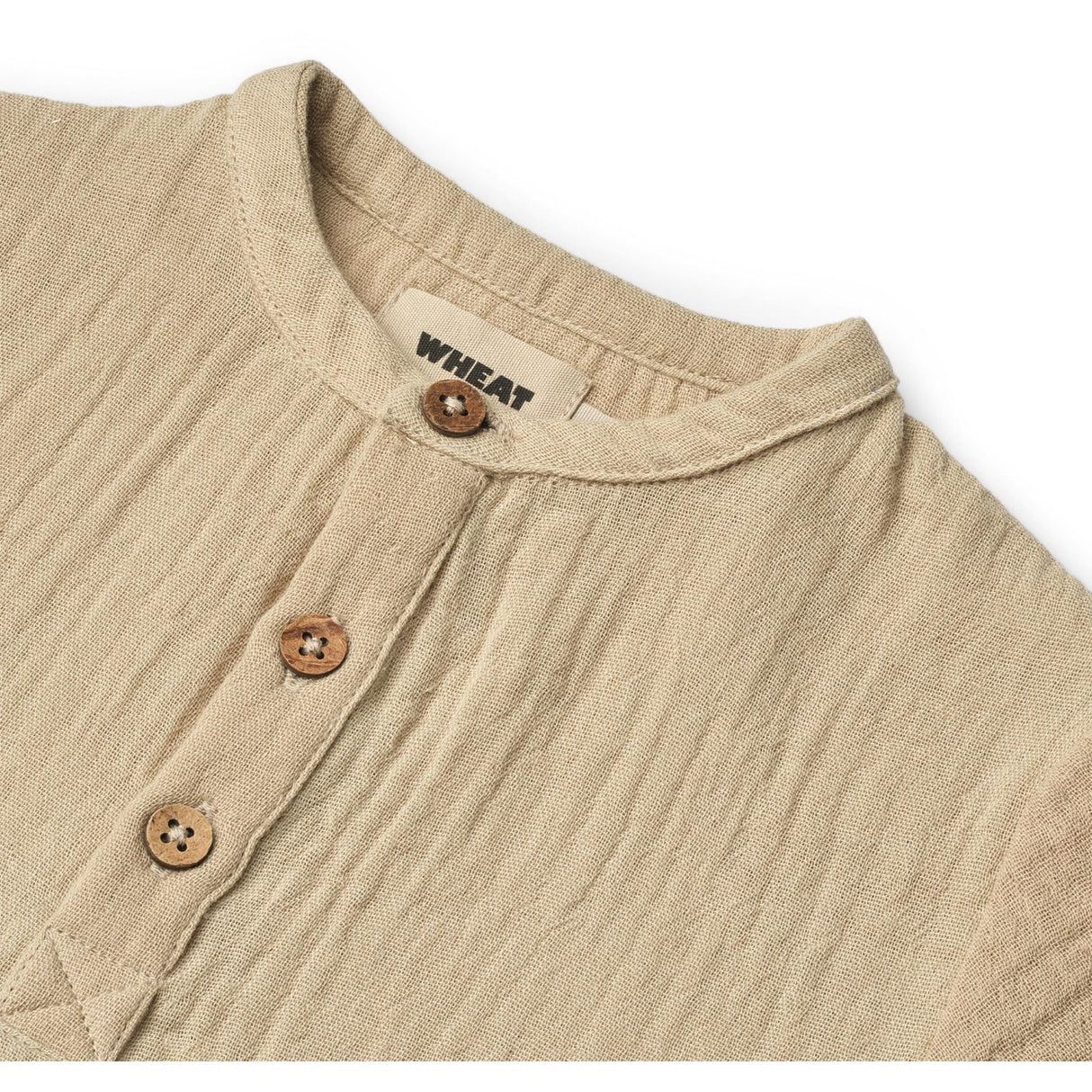 Wheat Soft Sand Shirt S/S Svend