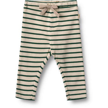Wheat Green Stripe Jersey Pants Manfred