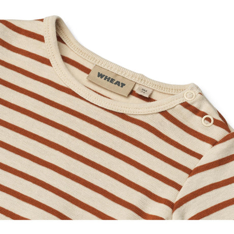 Wheat Warm Caramel Stripe Body L/S Berti
