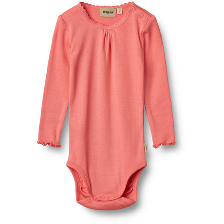Wheat Light Coral Rib Body L/S Lotta
