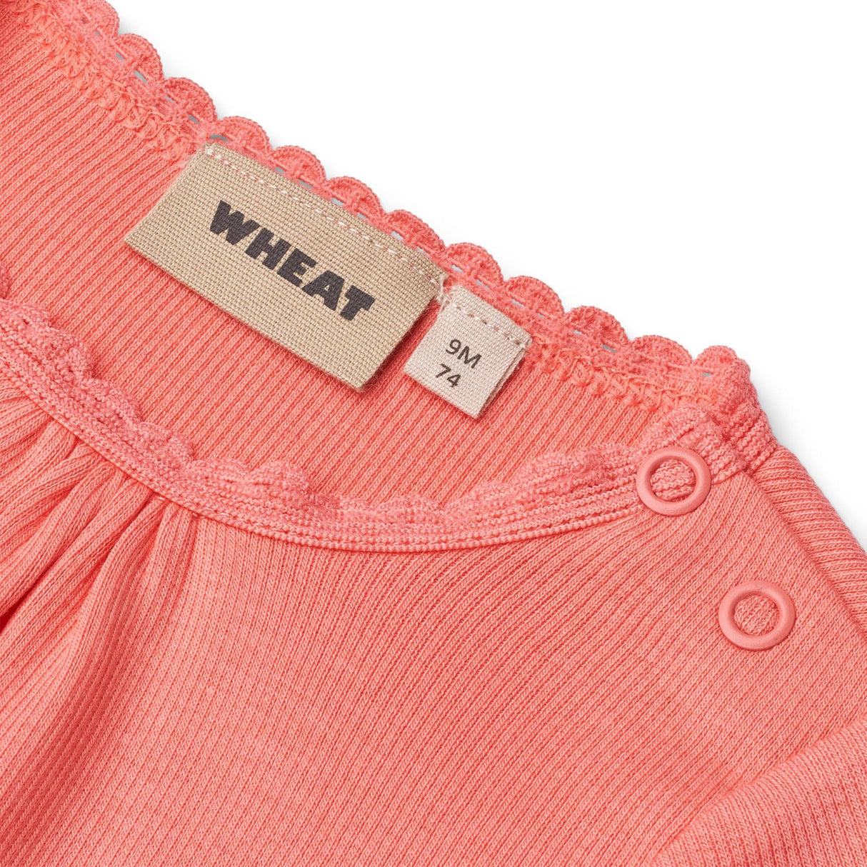 Wheat Light Coral Rib Body L/S Lotta