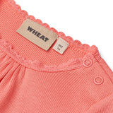 Wheat Light Coral Rib Body L/S Lotta