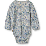 Wheat Blue Summer Flowers Body L/S Elmine