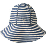 Wheat Blue Stripe Uv Sun hat Bora
