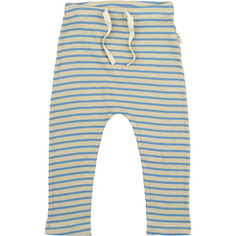 Petit Piao Allure Blue/Dark Off White Pants Modal Striped