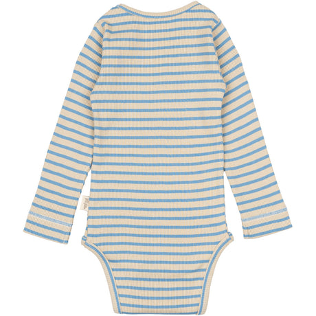 Petit Piao Allure Blue/Dark Off White Body L/S Modal Striped