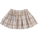 Petit Piao Off White Heart Skirt Pocket Woven