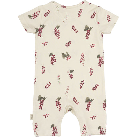 Petit Piao Berry Summer Romper S/S Printed