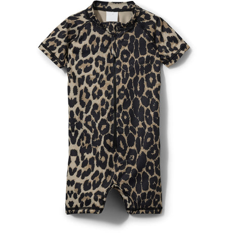 Sofie Schnoor Light Brown Leopard Swimsuit