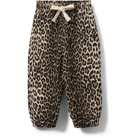 Sofie Schnoor Light Brown Leopard Sweatpants