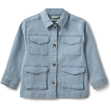 Sofie Schnoor Blue Denim Stripe Hectorsk Jacket