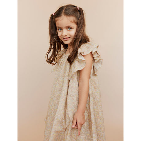 Sofie Schnoor Rose W Yellow Blossomsk Dress