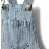 Sofie Schnoor Blue Denim Stripe Dereksb Overalls