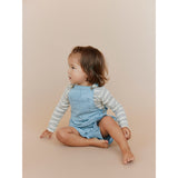Sofie Schnoor Blue Denim Stripe Dereksb Overalls