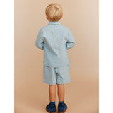 Sofie Schnoor Blue Denim Stripe Hectorsk Jacket