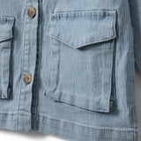 Sofie Schnoor Blue Denim Stripe Hectorsk Jacket